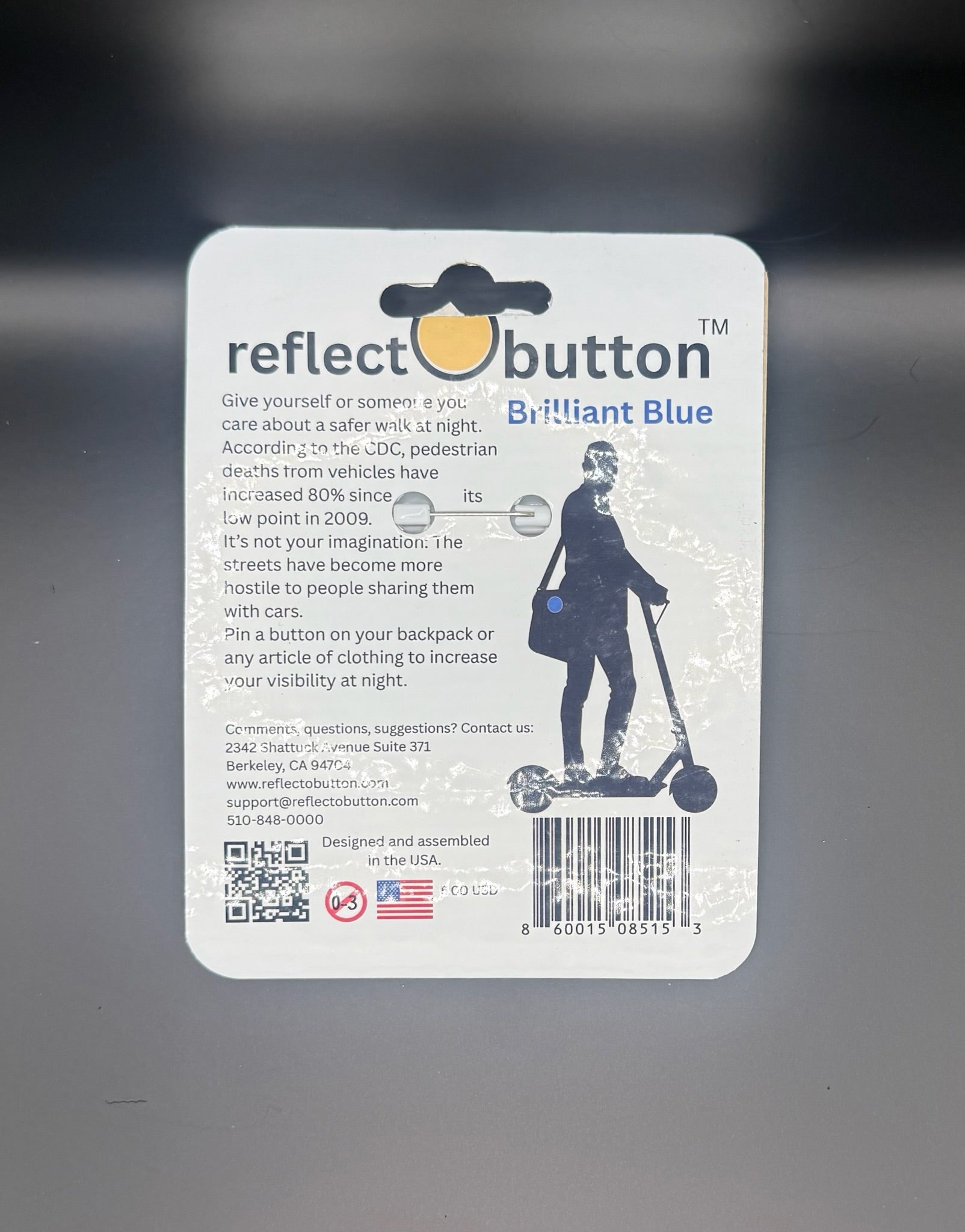 Brilliant Blue Reflectobutton