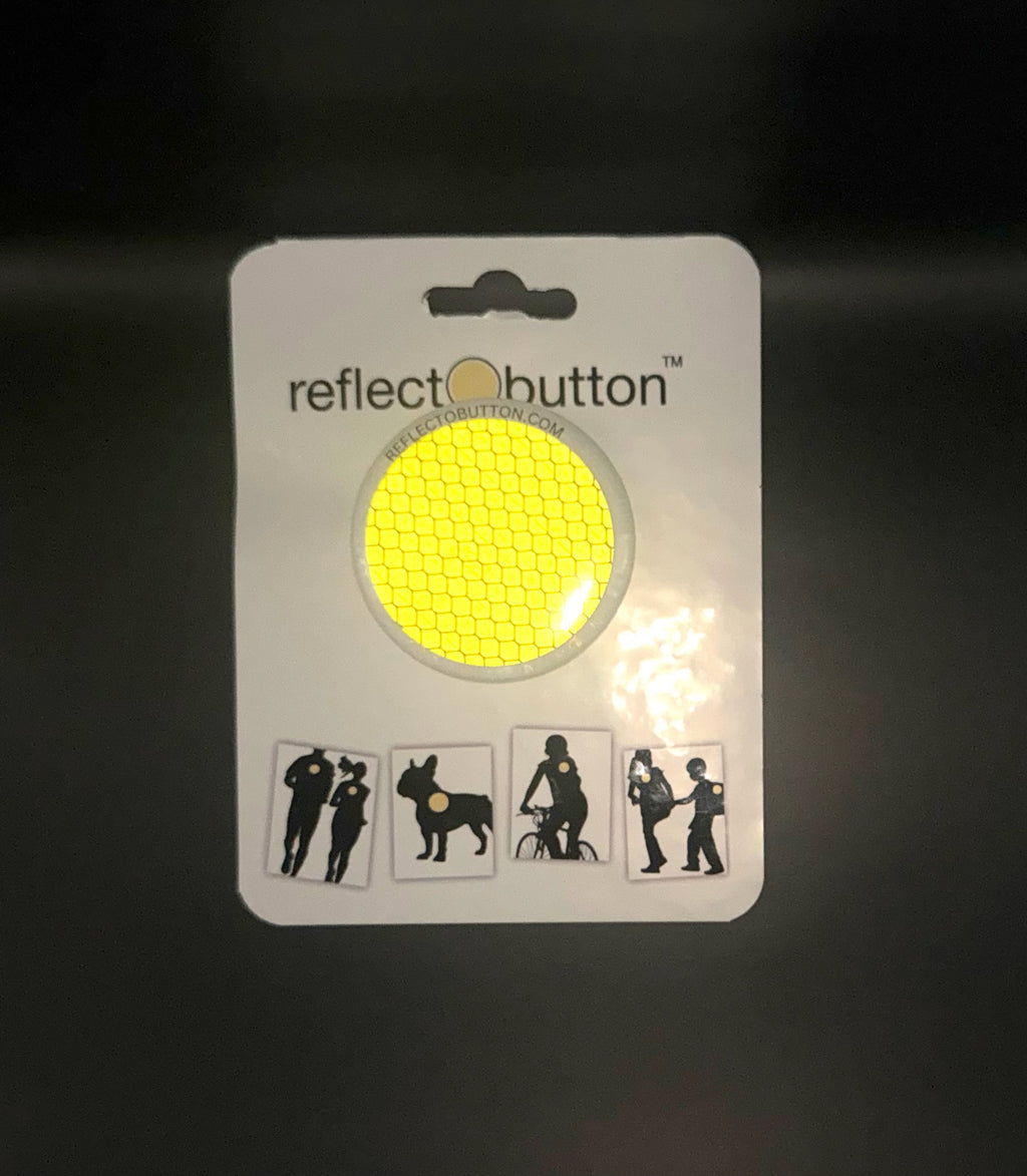 School Bus Yellow Reflectobutton
