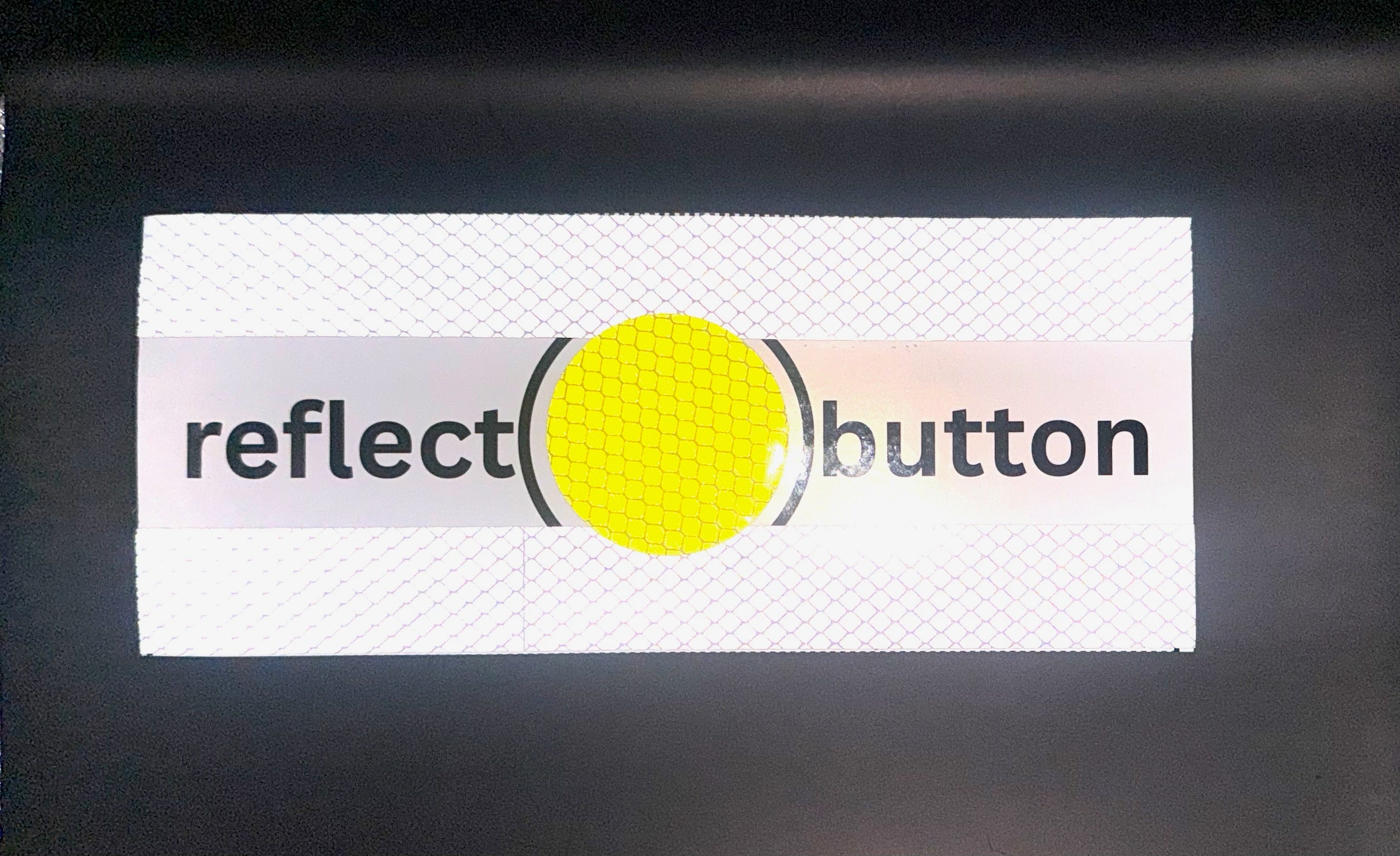 Reflectobutton Bumper Sticker