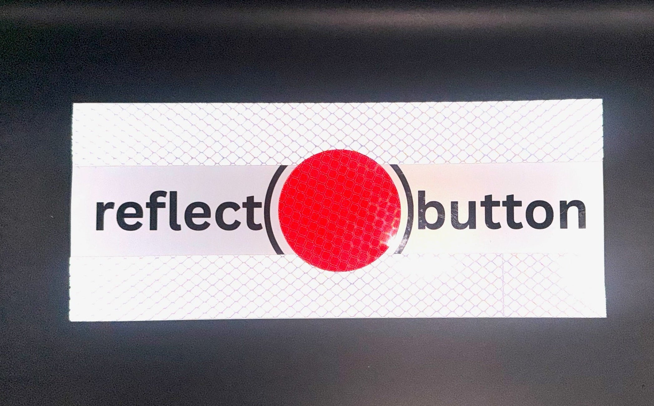 Reflectobutton Bumper Sticker
