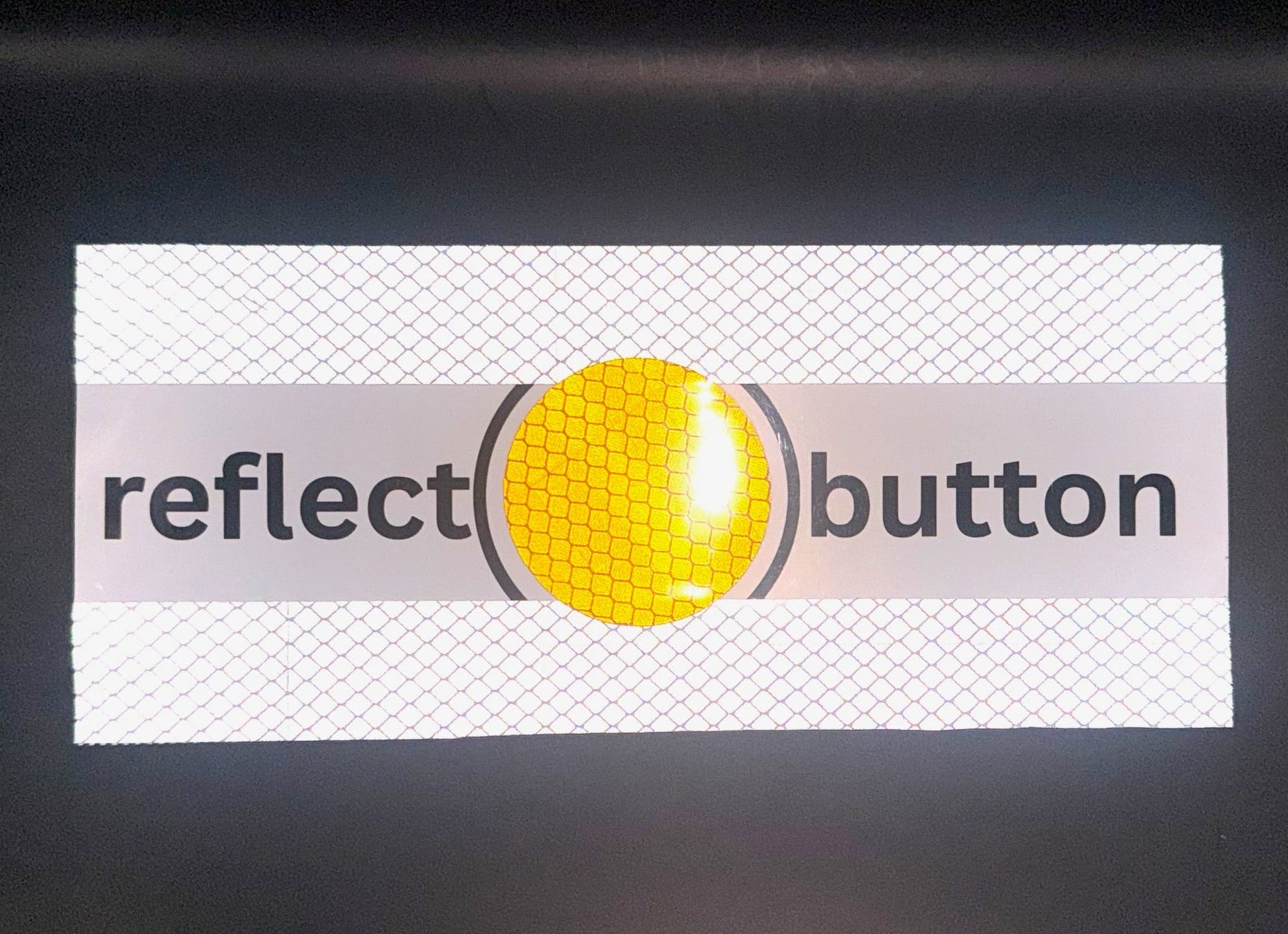 Reflectobutton Bumper Sticker
