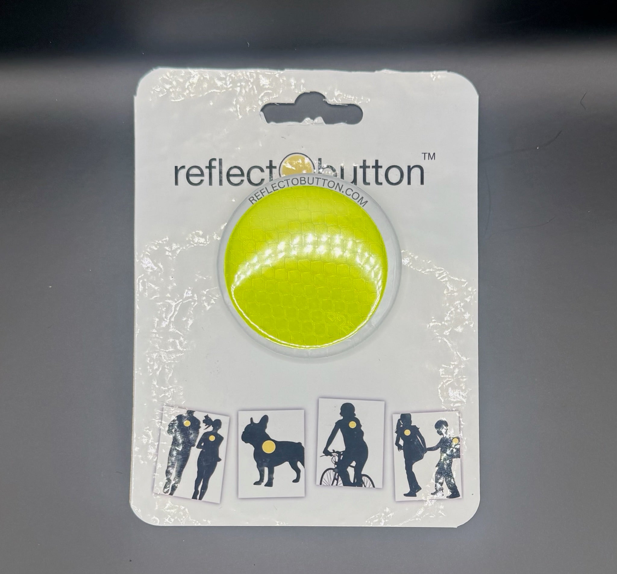 School Bus Yellow Reflectobutton
