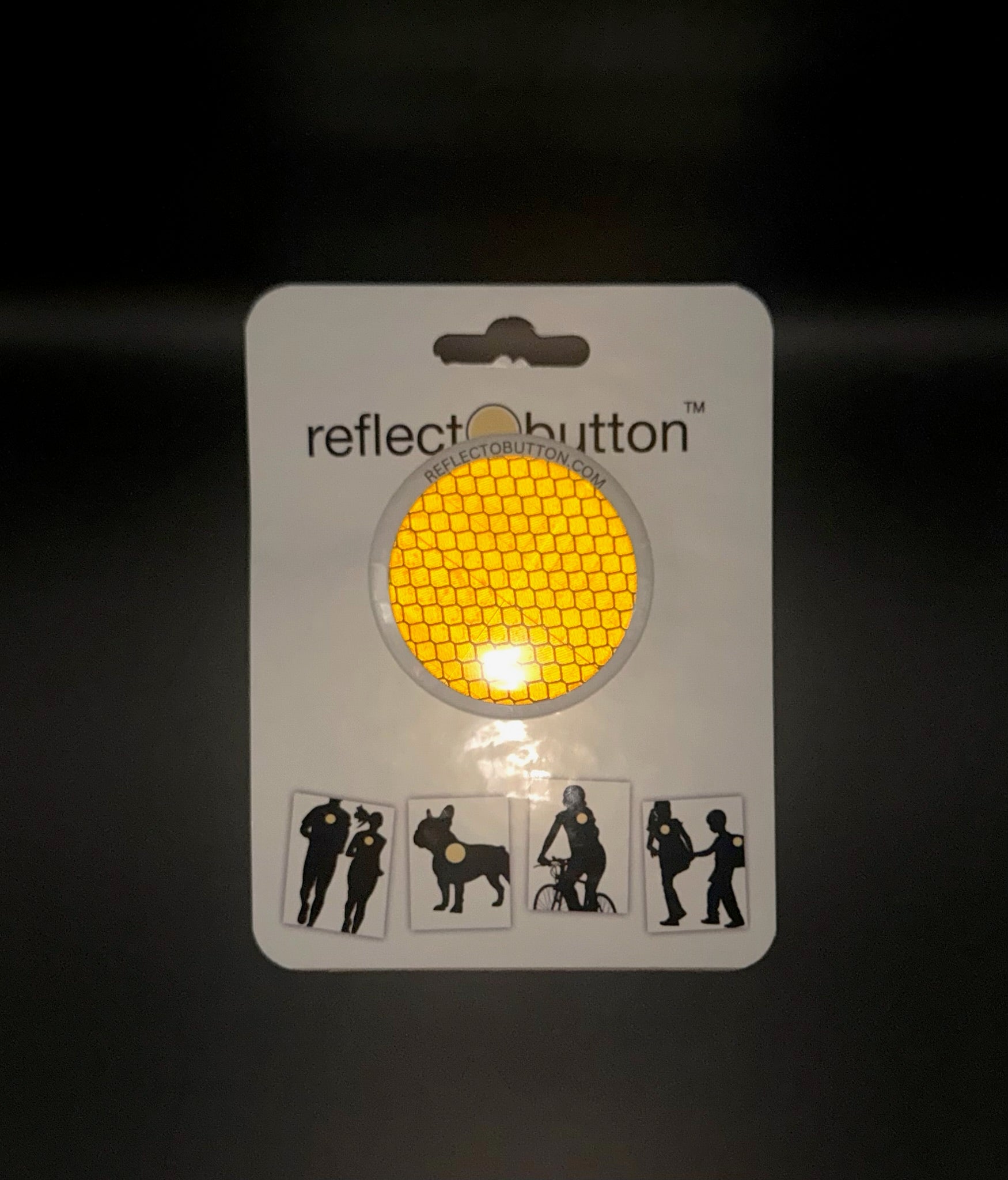 Cone Zone Orange Reflectobutton
