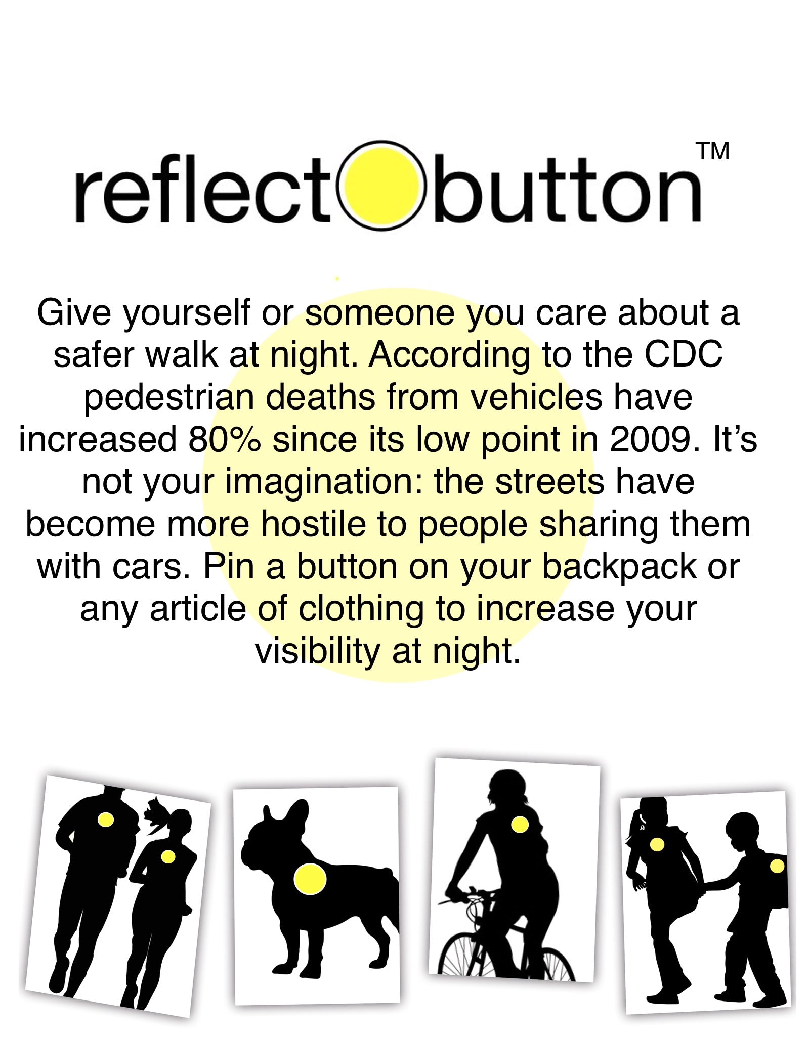 Brilliant Blue Reflectobutton
